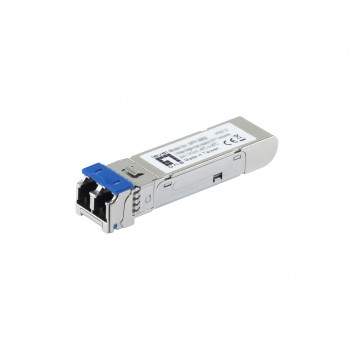 LevelOne 2.5Gbps Single-mode Industrial SFP Transceiver, 20km, 1310nm, -40 C to 85 C