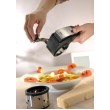 GEFU 19060 manual grater/spiralizer Rotary grater Black, Stainless steel