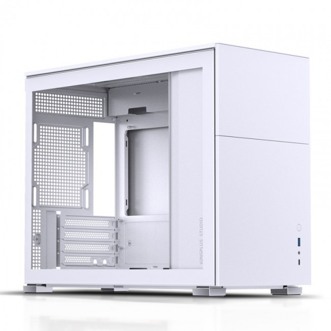 Jonsbo D31 Micro-ATX Case, Tempered Glass - white