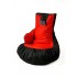 Sako bag pouffe boxing glove black-red XXL 130 x 90 cm