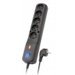 LESTAR 1966000422 power extension 5 m 230 AC outlet(s) Indoor Black LESTAR 1966000422 power extension 5 m 230 AC outlet(s) Indoor Black