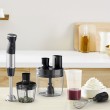Tefal Quickchef+ HB67G830 blender 0.8 L Immersion blender 1000 W Black, Stainless steel