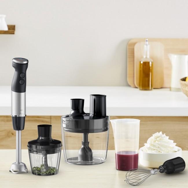 Tefal Quickchef+ HB67G830 blender 0.8 L Immersion blender 1000 W Black, Stainless steel