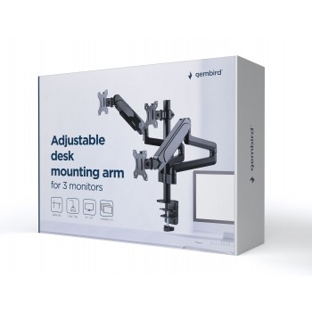 Gembird MA-DA3-01 monitor mount / stand 68.6 cm (27