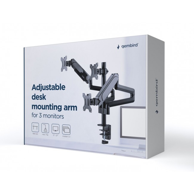 Gembird MA-DA3-01 monitor mount / stand 68.6 cm (27