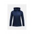 Bluza rozpinana damska Peak Performance Rider Essentials Zip Hood - blue shadow/blue shadow rozmiar: m