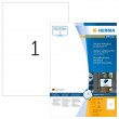 HERMA 9501 self-adhesive label Rectangle Permanent White 50 pc(s)