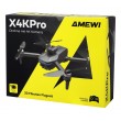 Amewi X4KPro 4 rotors Quadcopter 3840 x 2160 pixels 1500 mAh Grey