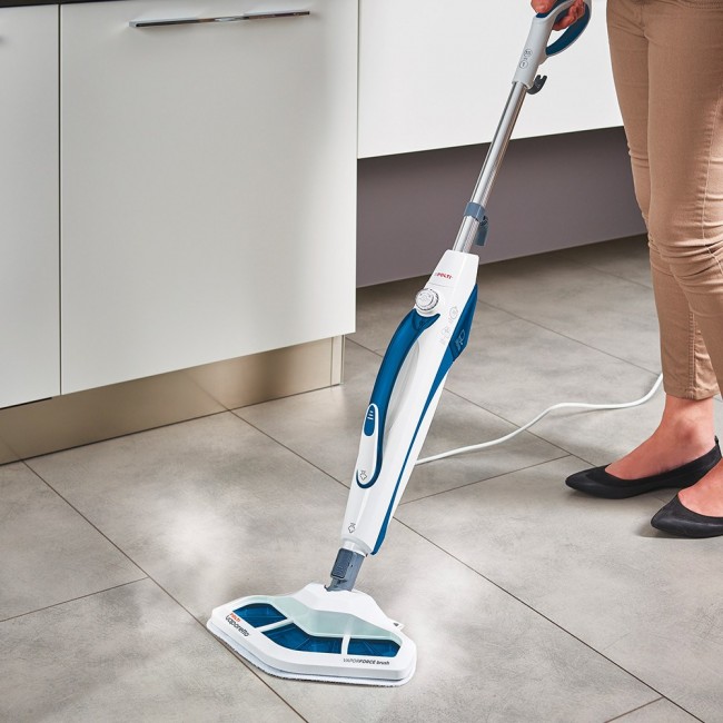 Polti Vaporetto SV460 Double Steam mop 0.3 L 1500 W Blue, White