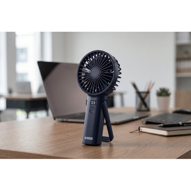NOVEEN F120 rechargeable USB hand and desk fan