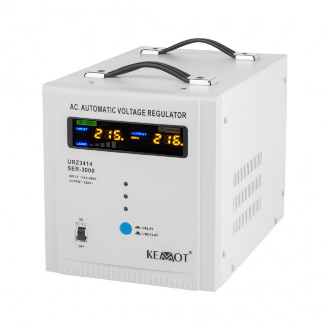KEMOT SER-3000 Automatic Voltage Stabilizer KEMOT SER-3000 Automatic Voltage Stabilizer