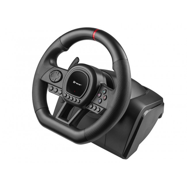 Tracer SimRacer Manual Gearbox 6in1 Black Steering wheel + pedals + shifter Analogue Nintendo Switch, PC, PlayStation 4, Playstation 3, Xbox One, Xbox 360