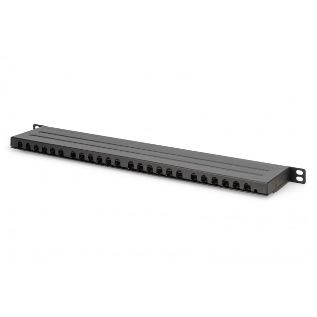 Digitus CAT 6, Class E High Density Patch Panel, shielded, black