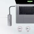 Axagon HMC-5 USB 3.2 Gen 1 hub, 2x USB-A, HDMI, SD/microSD, PD 100W, 20cm USB-C cable