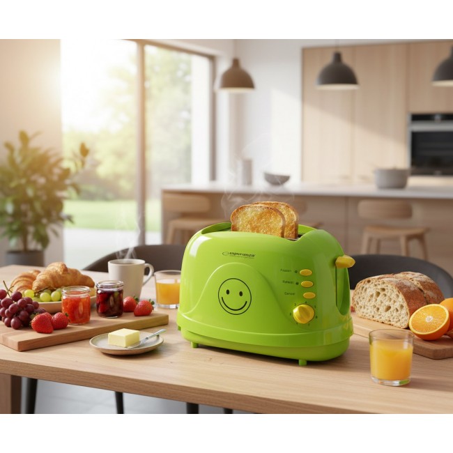 Esperanza EKT003 Toaster 750 W Green