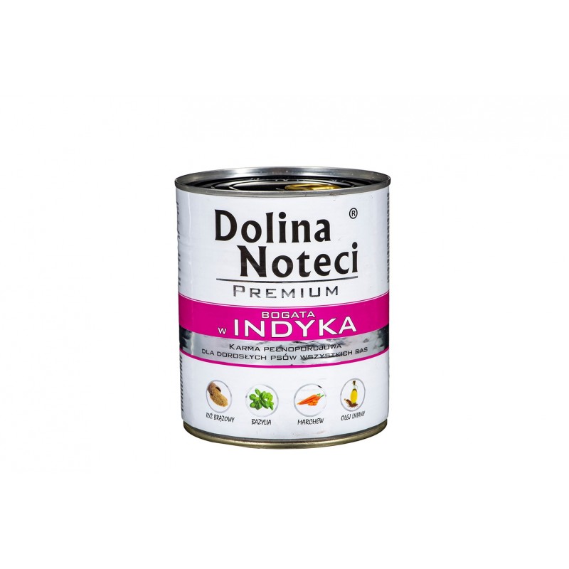 DOLINA NOTECI Premium Rich in turkey - Wet dog food - 800 g