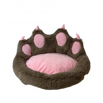 GO GIFT Dog and cat bed - brown - 75x75 cm