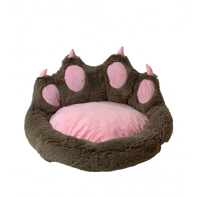 GO GIFT Dog and cat bed - brown - 75x75 cm