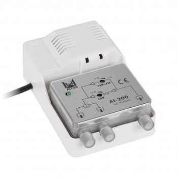 Alcad AI-200 VHF-UHF 1We/2Out Broadband Amplifier