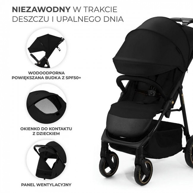Kinderkraft pram TRIG 3 ONYX BLACK Kinderkraft pram TRIG 3 ONYX BLACK