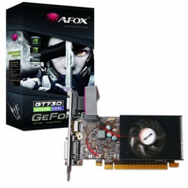 AFOX AF730-4096D3L5 graphics card NVIDIA GeForce GT 730 4 GB GDDR3 AFOX AF730-4096D3L5 graphics card NVIDIA GeForce GT 730 4 GB GDDR3