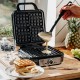 Adler AD 3083 waffle iron 4 waffle 1800 W Black, Silver Adler AD 3083 waffle iron 4 waffle 1800 W Black, Silver