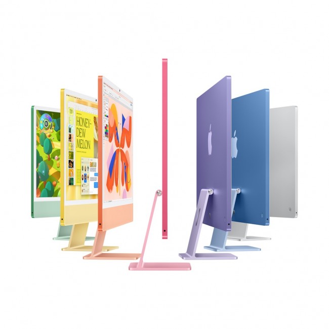 Apple iMac 24-inch with Retina 4.5K display: M4 chip with 10 core CPU and 10 core GPU, 24GB, 512GB SSD - Green Apple iMac 24-inch with Retina 4.5K display: M4 chip with 10 core CPU and 10 core GPU, 24GB, 512GB SSD - Green