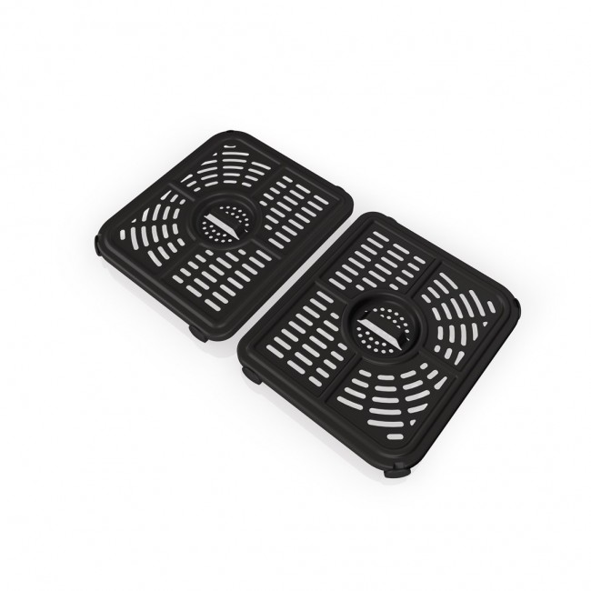 Ninja AF500EU fryer Double 10.4 L Stand-alone 2470 W Hot air fryer Black, Stainless steel Ninja AF500EU fryer Double 10.4 L Stand-alone 2470 W Hot air fryer Black, Stainless steel