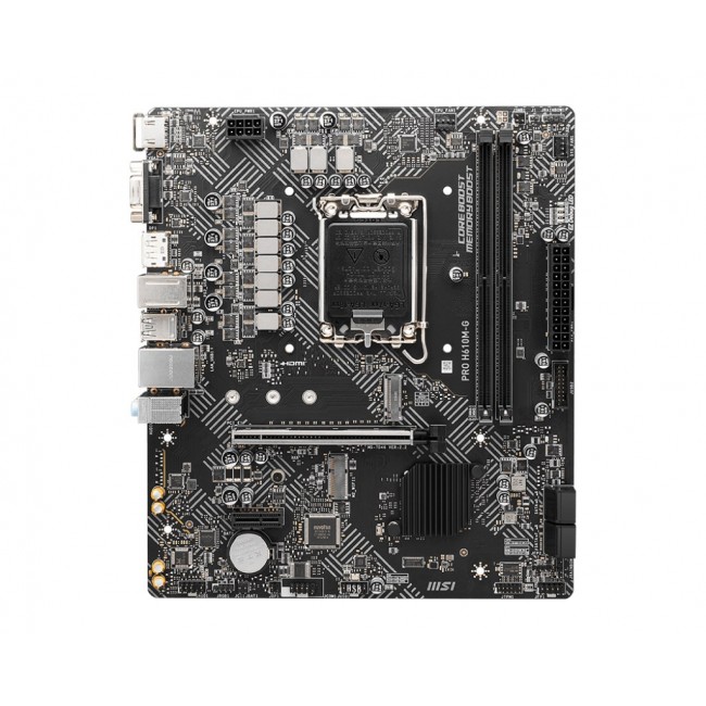 MSI PRO H610M-G motherboard Intel H610 LGA 1700 micro ATX MSI PRO H610M-G motherboard Intel H610 LGA 1700 micro ATX