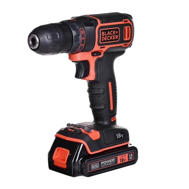 Black & Decker BDCDC18 drill 650 RPM Black, Orange Black & Decker BDCDC18 drill 650 RPM Black, Orange