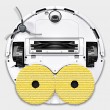 Mop pad set for KARCHER RVM 4 (2.269-130.0) Yellow, White
