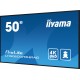 iiyama LH5060UHS-B1AG Signage Display Digital A-board 125.7 cm (49.5
