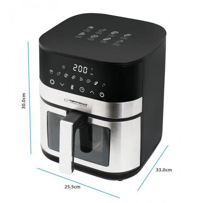 Esperanza EKA003 Non-fat fryer 5L, 1400W Inox