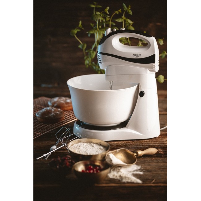 Adler AD 4206 Stand mixer Black,White 300 W