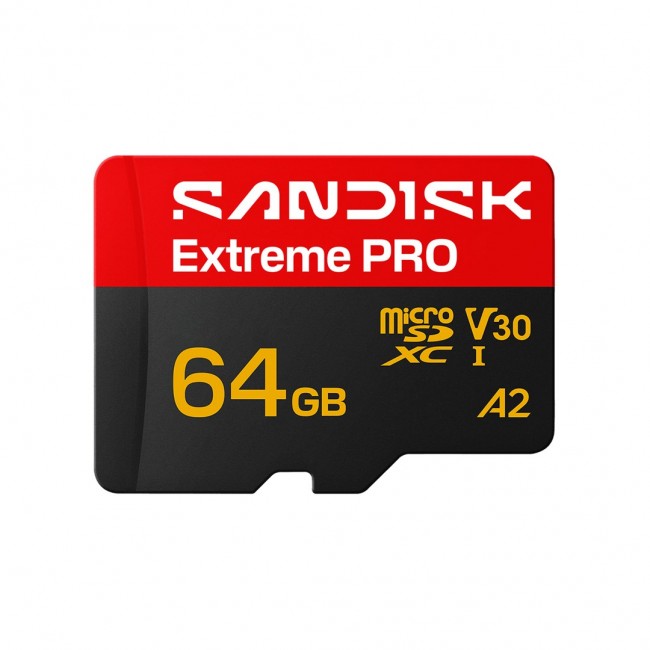 SanDisk Extreme PRO microSD UHS-I 64 GB MicroSDHC SanDisk Extreme PRO microSD UHS-I 64 GB MicroSDHC