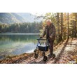 Lightweight aluminium four-wheel rehabilitation walker CH100AM Lightweight aluminium four-wheel rehabilitation walker CH100AM