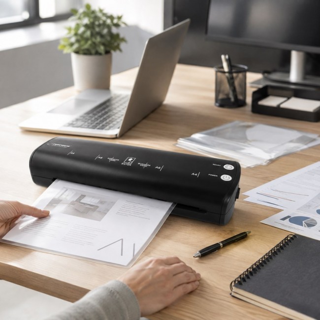 Esperanza EFL004 Hot / cold laminator 250 mm/min Black