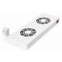 Equip Cooling Fans 19', 1U, 2FANS, RAL7035 Grey