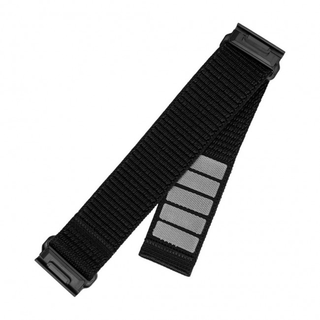FIXED Nylon Sporty Strap for Garmin QuickFit 22mm, black