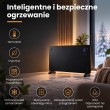 Extralink SMART GLASS PANEL HEATER, BLACK, 2000W, WIFI, LPL-23A-BL