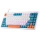 Mechanical keyboard Tracer FINA 84 White/Blue (Outemu Red Switch) TRAKLA47309