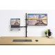 Manhattan TV & Monitor & Laptop Combo Mount, Desk, Full Motion, 1 screen, Screen Sizes: 10-27