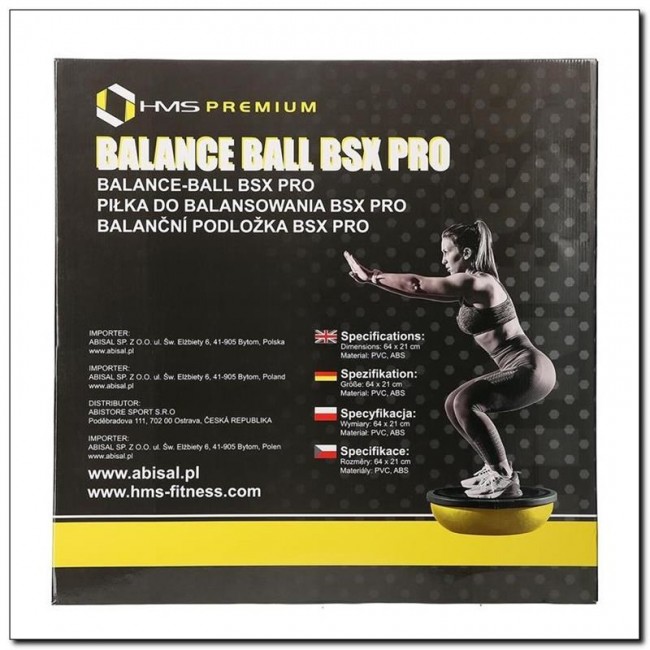 HMS Fitness BSX PRO Balance step Black
