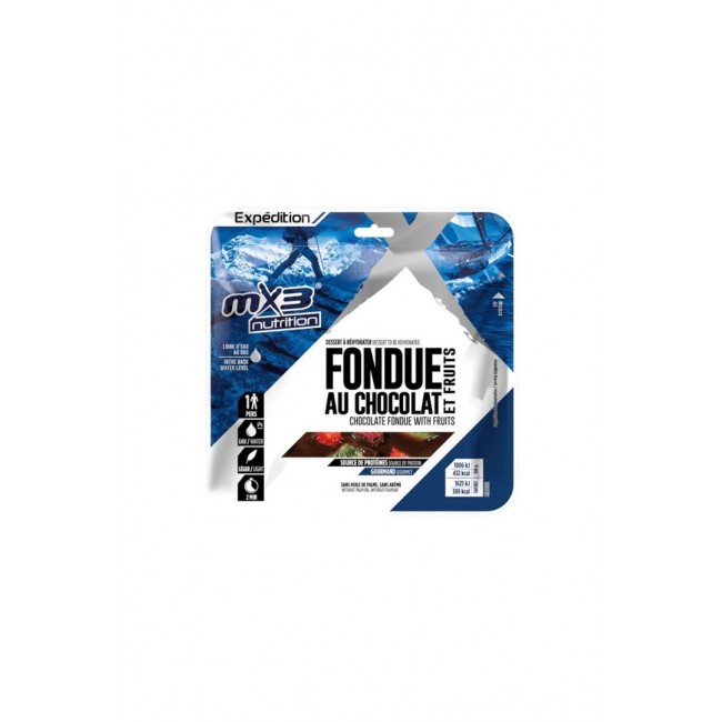 Dish (825) chocolate fondue with fruit 90g MX3 Dish (825) chocolate fondue with fruit 90g MX3