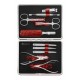 Zwilling Classic Inox Manicure Set Leather Case, 10 Pieces - Red Zwilling Classic Inox Manicure Set Leather Case, 10 Pieces - Red