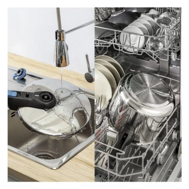 TEFAL Secure Trendy Pressure Cooker 4L + 6L + basket P2584301 TEFAL Secure Trendy Pressure Cooker 4L + 6L + basket P2584301