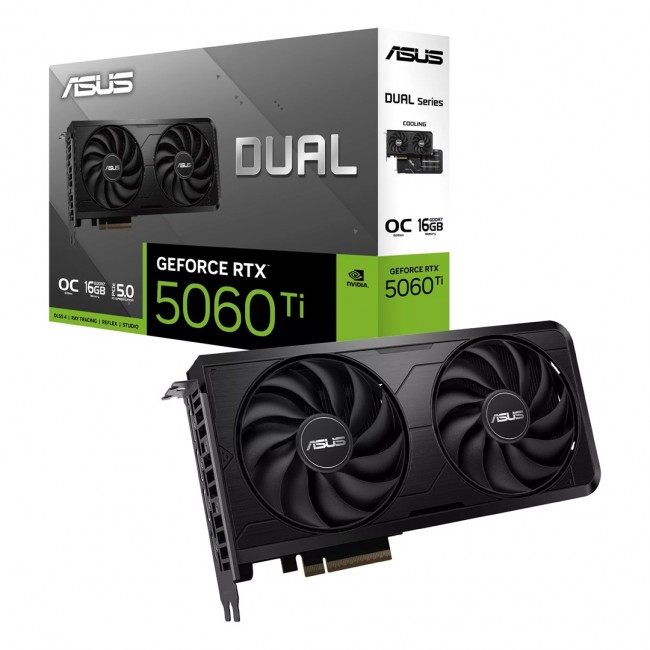 ASUS Dual GeForce RTX 5060 Ti EVO OC Edition NVIDIA 16 GB GDDR7 -BULK