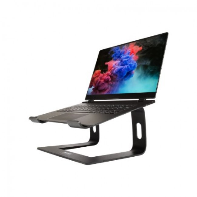 Port Designs 901103 laptop stand Aluminium, Black 39.6 cm (15.6