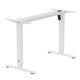 Ergo Office electric adjustable height desk, max height 1160mm, max - 80 kg, without top for standing and sitting work, white, ER-400 W