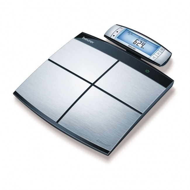 Beurer BF 105 Square Black, Stainless steel Electronic personal scale